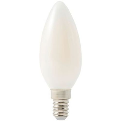Ampoule Led À Filament Flamme E14 470lm 3.4w = 40w Ø3.5cm Diall Blanc Chaud