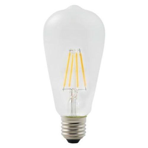 Ampoule Led À Filament St64 E27 470lm 3.4w = 40w Ø6.4cm Diall Blanc Chaud