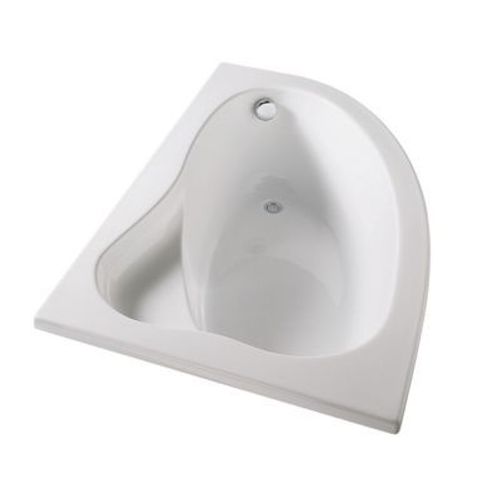 Baignoire asymétrique d'angle gauche Colombia 150 x 100 cm sans tablier Valentin