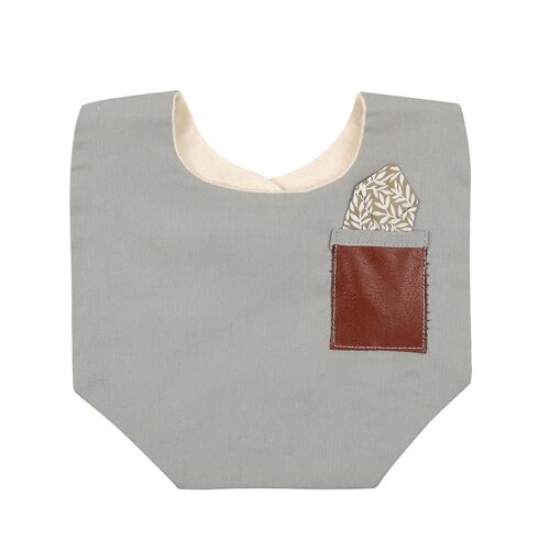 Reversible Baby Bibs Skin-Friendly Cotton Lightweight Feeding Bib For Infant