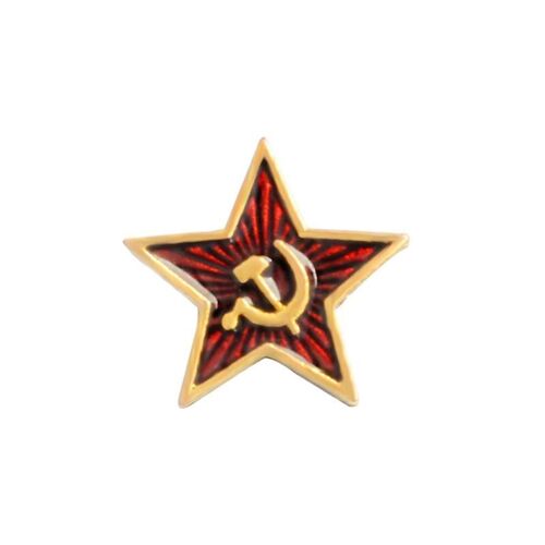 Communisme Soviétique Badge Faucille Marteau Broche Pin Patriot Bijoux Cadeaux Vêtements