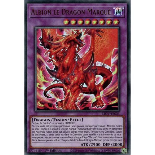 Yu Gi Oh Liov Fr033 Albion Le Dragon Marqué Ultra Rare