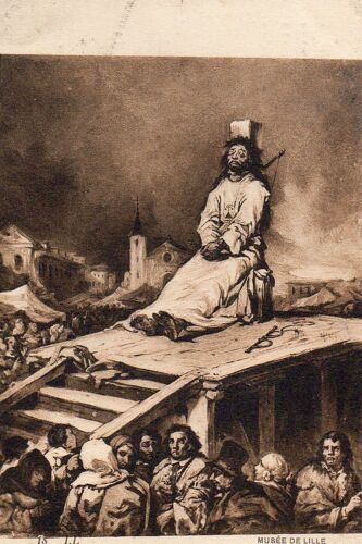 Carte Postale Ancienne - Musee De Lille - Goya - Le Garrot - Editions Levy Et Neurdein Reunis