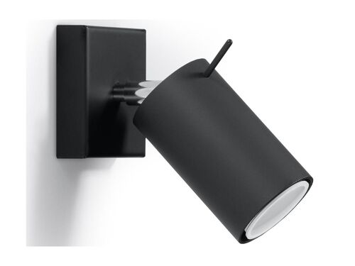 Applique Design Randy - Acier - Noir