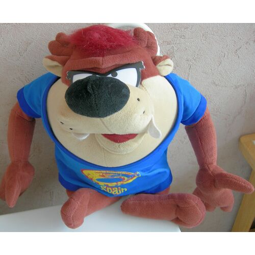Peluche Taz Le Diable De Tazmanie Supporter De Football Spain (34 Cm) Looney Tunes
