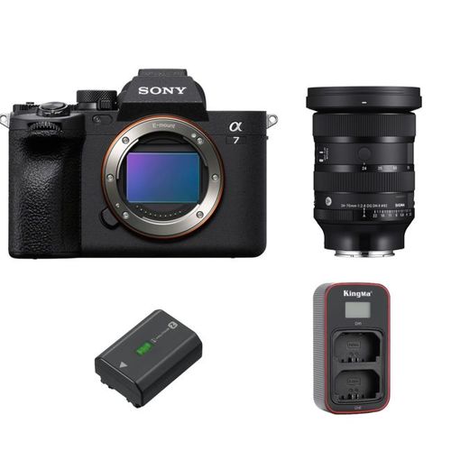 Sony A7 IV 33 Mpix + Objectif Sigma 24-70 /2,8 DG DN Art - Noir