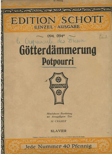 Goetterdaemmerung  Potpourri  De Wagner