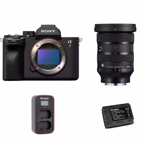 Sony A7 IV 33 Mpix + Objectif Sigma 24-70 /2,8 DG DN Art - Noir