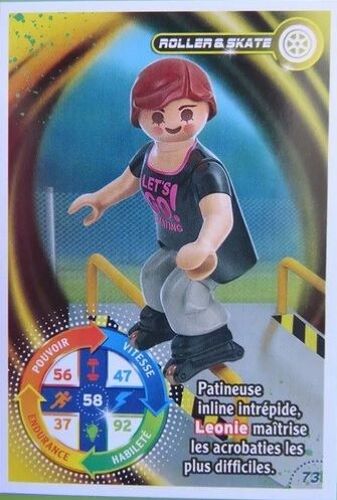 Playmobil - Carte Carrefour N°73 - Roller Skate