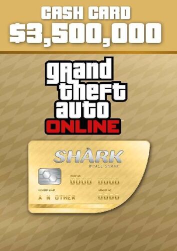 Gta Online Whale Shark Cash Card - $3,500,000 Xbox
