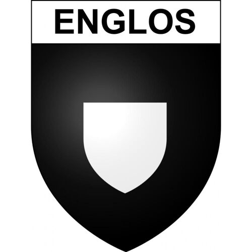 Englos 59 Ville Sticker Blason Écusson Autocollant Adhésif - Taille : 17 Cm