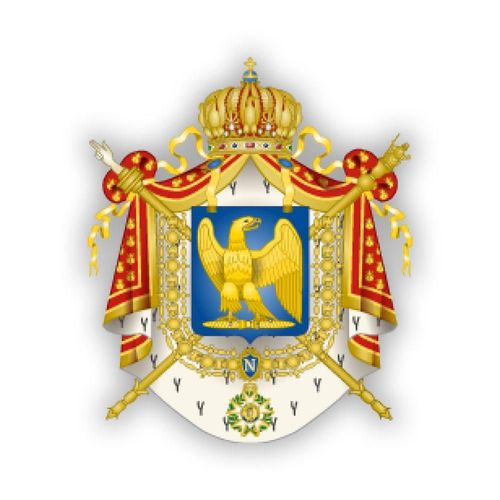 Napoleon Stickers Blason Autocollant Adhésif Logo 30 - Taille : 8 Cm