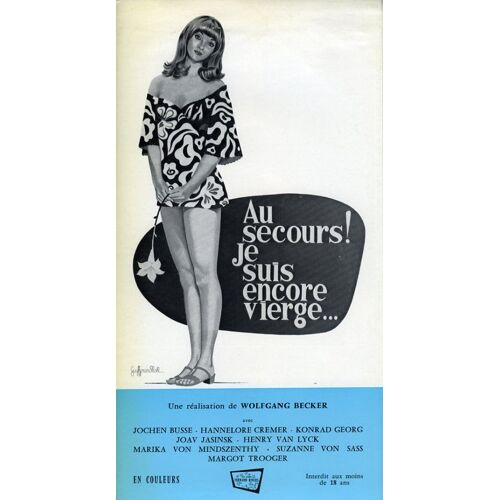 Au Secours ! Je Suis Encore Vierge, Synopsis Dépli., Wolfgang Becker, Jochen Busse, Hannelore Cremer
