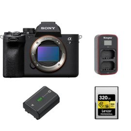 Sony A7 IV 33 Mpix Boîtier + carte mémoire LCAGOLD320G-RNENC TOUGH - Noir
