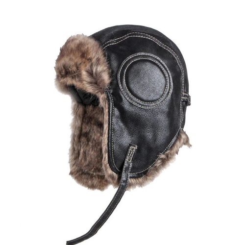 Chapeau De Bombardier Pilote Ushanka Pour Hommes Et Femmes,Bonnet De Neige En Cuir,Protection Des Oreilles,Russe,Chaud,Hiver