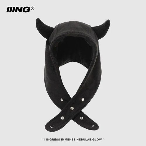 Chapeau D'hiver Chaud Pour Femme,Casquettes Y2k,Cos,Bonnets Amusants D'halloween,Chapeau Frontal Thunder