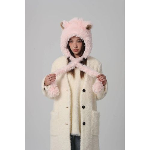 Chapeau D'hiver Chaud Pour Femme,Casquettes Y2k,Cos,Bonnets Amusants D'halloween,Chapeau Frontal Thunder