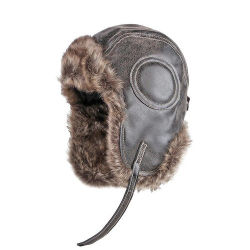 Chapeau De Bombardier Pilote Ushanka Pour Hommes Et Femmes,Bonnet De Neige En Cuir,Protection Des Oreilles,Russe,Chaud,Hiver