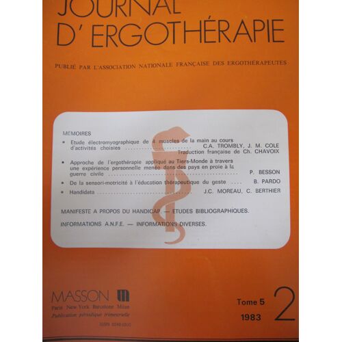 Journal D'egothérapie 2 Tome 5
