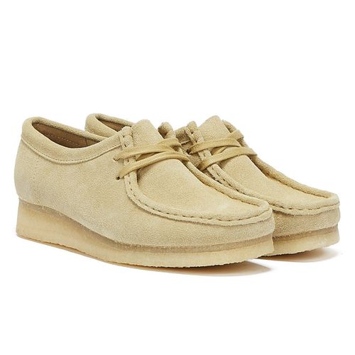 Clarks Originals Wallabee Suede Chaussures Pour Femmes Beige - 41 - 42
