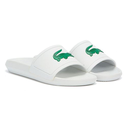 Lacoste Croco 119 1 Sandales Blanches / Vertes Pour Homme - 47 - 46