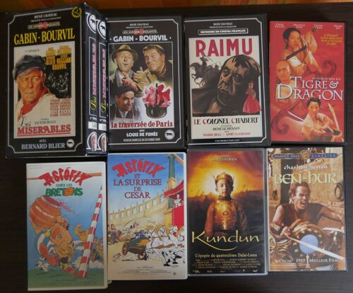 Lot De Vhs Comédie, Action Et Dessin Animé