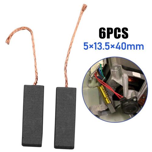 Brosses En Carbone Pour Moteur, 70Mm, 5X13.5X40Mm, Remplacement Pour Machine ? Laver, 6 Pi¿¿ces 9109-May14A04963