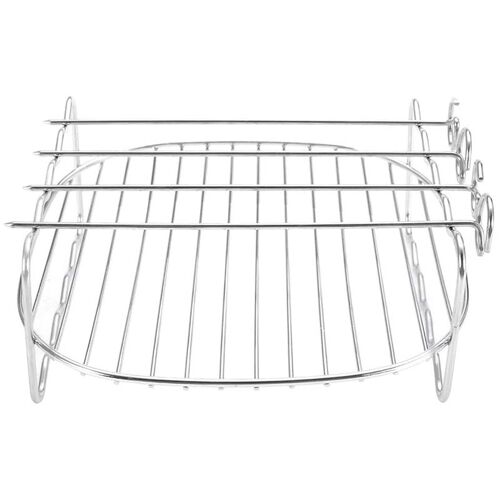 Support À Double Couche De Friteuse Ad-Air, Support De Friteuse À Air Polyvalent, Accessoires De Friteuse À Air À Support Métallique (7 Pouces, 4 Broc 9109-May14A08548