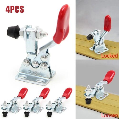 Pince ? Bascule Horizontale Gh 201, Outil ? Main ? D¿¿gagement Rapide Pour Le Travail Du Bois 4 Pi¿¿ces 9109-May14A03825
