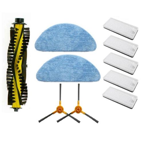 Kit de tissus de nettoyage pour aspirateur Mamibot Exvac660, pièces détachées pour brosses latérales May06107849