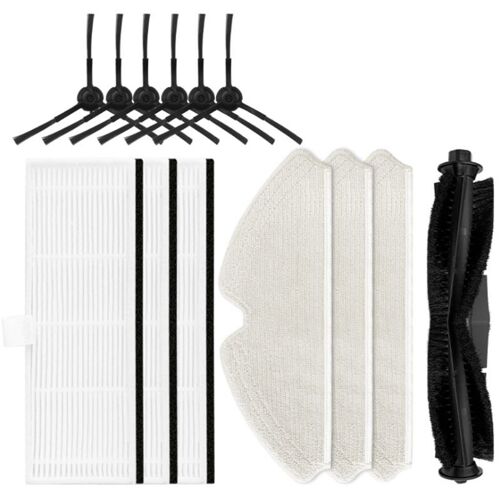 Adapt¿¿ Au Robot De Balayage Honity Q6, Brosse Lat¿¿rale, Filtre, ?cran, Rouleau, Accessoires En Tissu De Nettoyage 9109-May8996