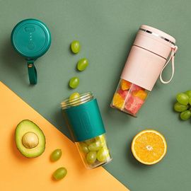Mini Mélangeur De Jus Portable, Petit Mélangeur De Fruits À Service Unique Rechargeable Par Usb Pour Les Milk Shakes Et Les Aliments Pour Bébés 9109-May14A20344