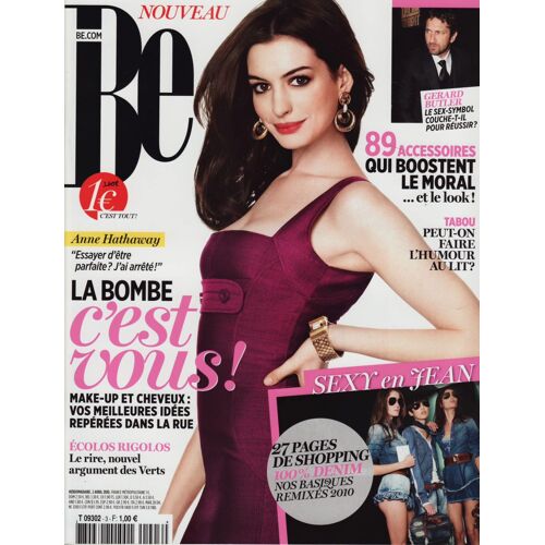 Be / 02-04-2010 N°3 : Anne Hathaway (6p) - Gérard Butler (2p) - Robert Pattinson (2p) - Madonna (1p)