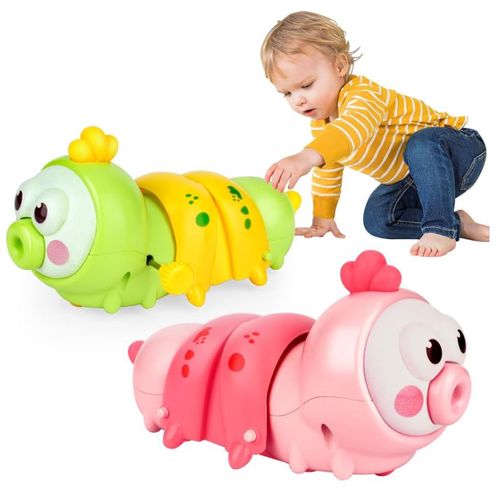 Jouet Bebe 1 an, Jouets Qui Marche bébé, 2 Pack Jouets pour Bébé Garçon Filles Tout-Petits 6 9 12 Mois, Jeux Bebe Cadeau pour Bebe Enfant