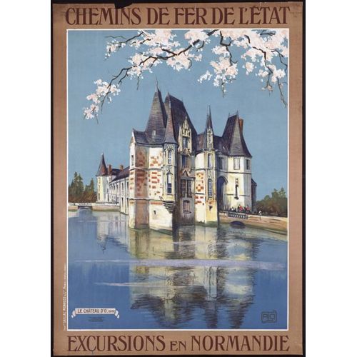 Affiche Normandie Château O