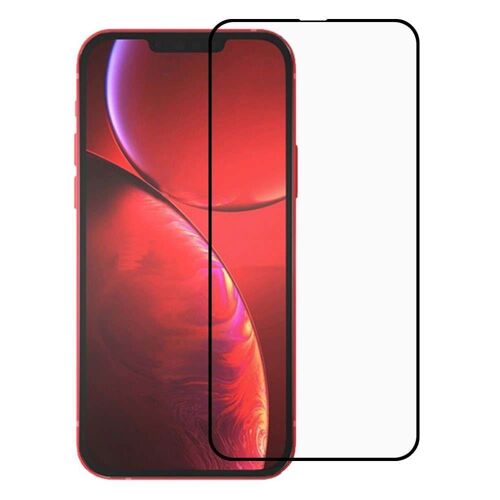 Verre trempe pour Apple iPhone 14 / 13 / 13 Pro - film de protection incurve integral - NOIR