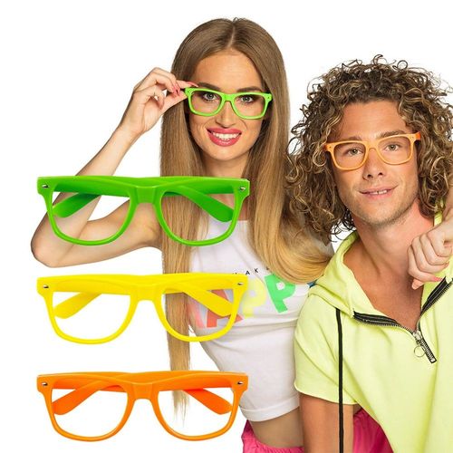 3 Montures De Lunettes Festives Plastique Adulte