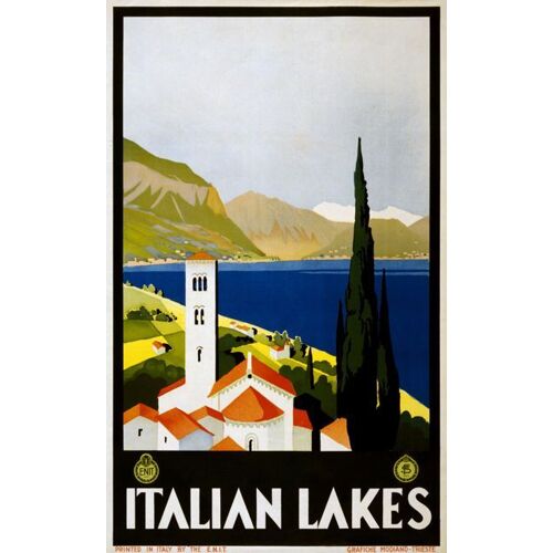 Affiche Lac Italie Italian Lake