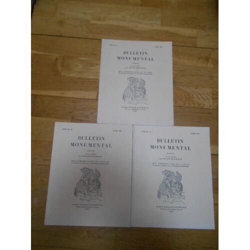 Bulletin Monumental. 1973. Tome 131. Année Complète En Quatre Fascicules.