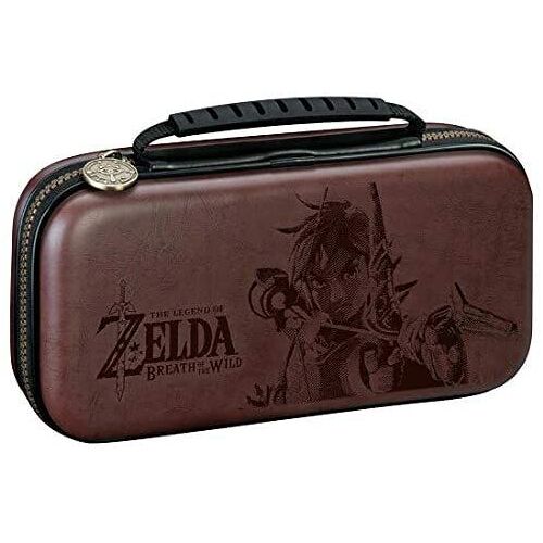 Pochette de transport et de protection officielle Nintendo, pour Nintendo Switch Lite, motif Zelda "Link - Breath of the wild"