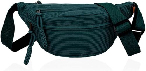 Sac à Bandoulière pour homme femme - AUCUNE - Sac Bandoulière Tendance - Sac Banane - Fanny Pack Réglable - Sac à Ceinture - Vert