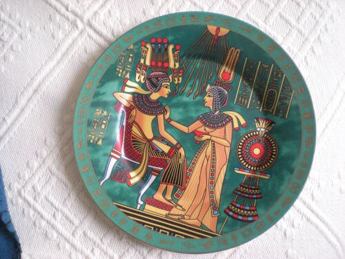 Assiette Murale En Céramique Egyptienne_Diamètre 20,5 Cm