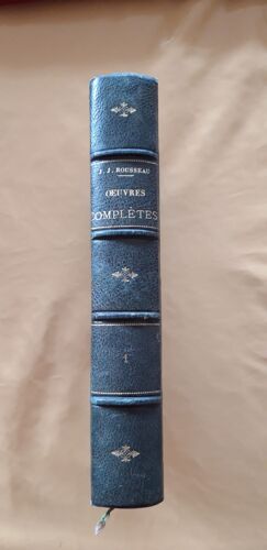 Ouvrage En 8 Volumes : "Oeuvres Completes " De J.J. Rousseau -Édition 1857 À 1864