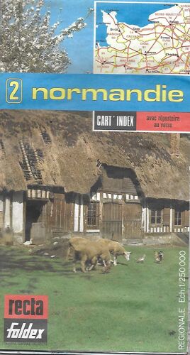 Carte Recta Foldex No 2 Normandie