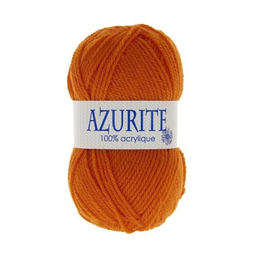 Pelote À Tricoter Azurite De Distrifil - Laissez Votre Créativité Briller À Petit Prix ! - Certifié Oeko-Tex 1524 Orange