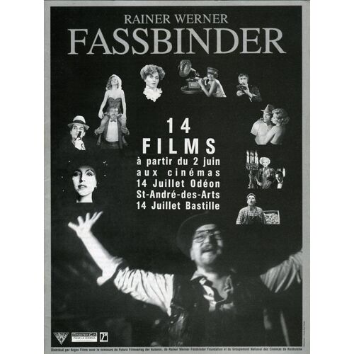 Rainer Werner Fassbinder - Dossier De Presse. Rétrospective De 14 Films De Fassbinder
