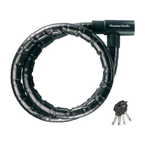 Master Lock Cable Antivol Moto [Extérieur] - Idéal Pour Moto, Scooter Et Vélo