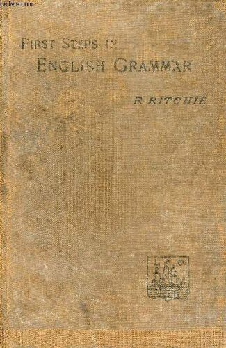 First Steps In English Grammar