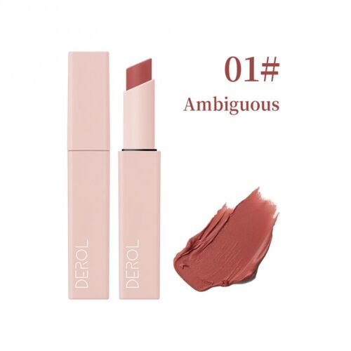 Rouge À Lèvres Velours Texture Mate, Résistant À L'eau Et À La Sueur, Couleur Riche, Ne Colle Pas Au Bonnet, Maquillage Longue Durée 