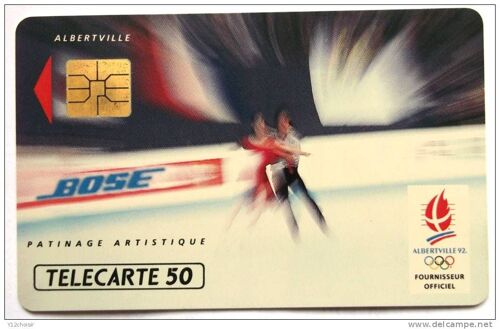 Telecarte 50 Unite Bose Jo 92 Patinage Artistique